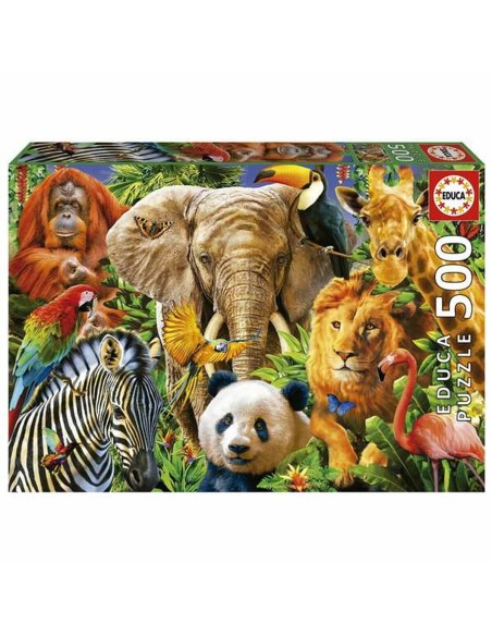 Animals Puzzle Educa 500 Pieces