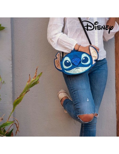 Shoulder Bag Stitch Disney 72809 Blue