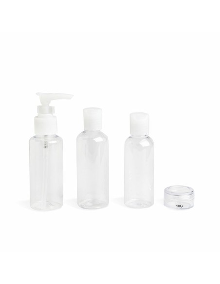 4-in-1 Travel Liquid Dispenser IDC Institute Travel Transparent Set 4 Pieces