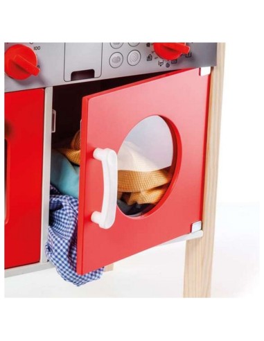 Toy kitchen Moltó 21292 Wood Red (10 pcs)