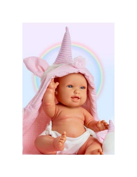 Baby Doll with Accessories Berjuan Unicorn (38 cm)