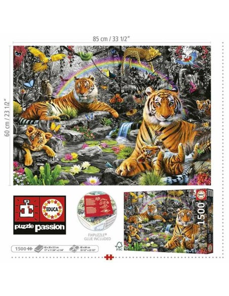 Puzzle Educa Radiant forest 1500 Pieces