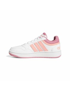 Sports Shoes for Kids Adidas Hoops White 2