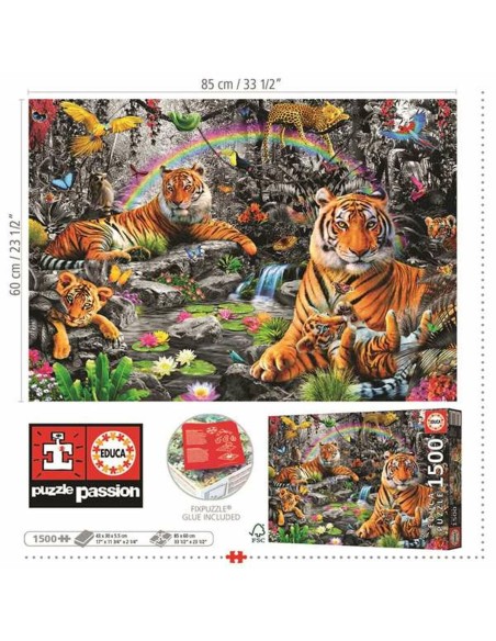Puzzle Educa Radiant forest 1500 Pieces