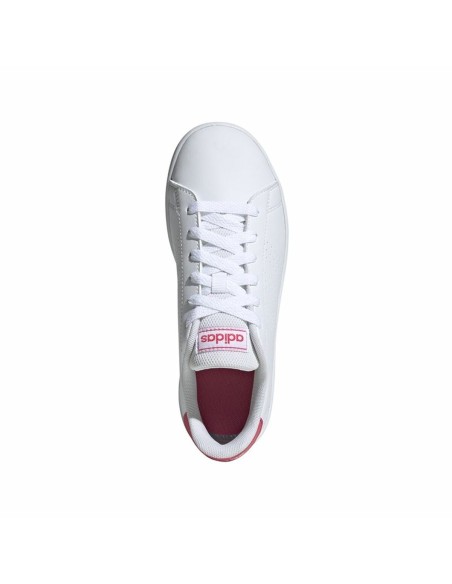Running Shoes for Kids Adidas Advantage Girl White