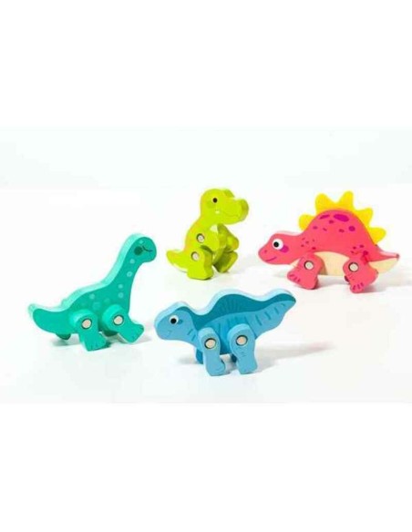 Set of Dinosaurs Moltó 21295 4 Pieces