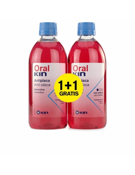 Mouthwash Kin Oralkin Enjuague Bucal Placa Anti-plaque (2 uds)