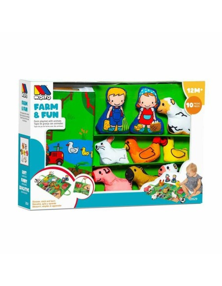 Play mat Moltó Farm and Fun Metal Plastic