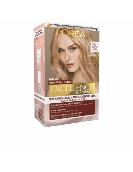 Permanent Dye L'Oreal Make Up Excellence Nº 9U Very Light Blonde