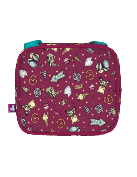 Shoulder Bag Gorjuss Fireworks Maroon (16.5 x 15 x 6.5 cm)