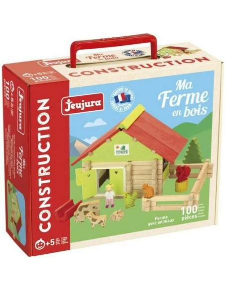 Action Figures Jeujura  Farm With Animals 100 Pieces Playset