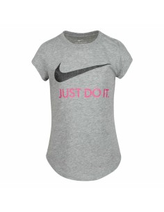 Child's Short Sleeve T-Shirt Nike  Swoosh JDI Grey 2