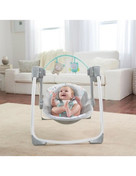 Rocking chair Ingenuity Comfort 2 Go ™ Compact Swing Fanciful Forest