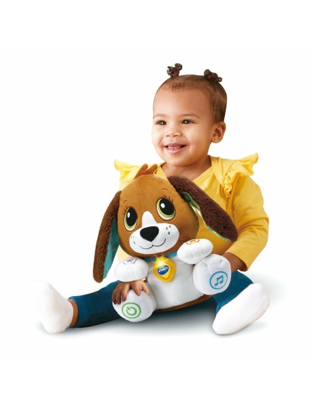 Soft toy with sounds Vtech Baby Doggie Talks With Me FR Multicolour (1 Piece)