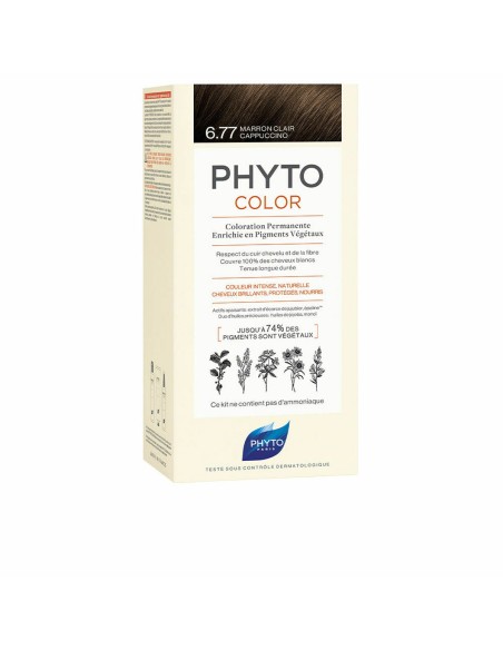 Permanent Colour PHYTO PhytoColor 6.77-marrón claro capuchino Ammonia-free