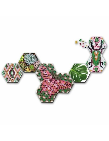 Mosaic SES Creative Beedz Art - Hex tiles Botánica (FR)