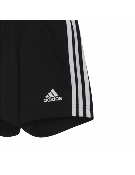 Sports Outfit for Baby Adidas Three Stripes Black White