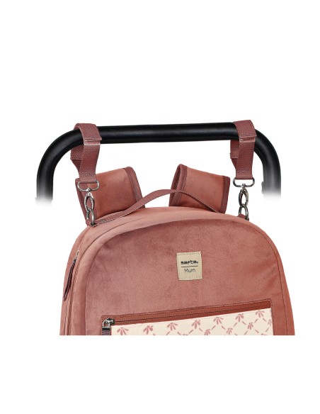 Baby Accessories Backpack Safta Marsala Pink (30 x 43 x 15 cm)