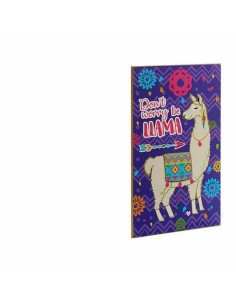 Painting Wood Llama (1 x 40 x 24 cm) 2