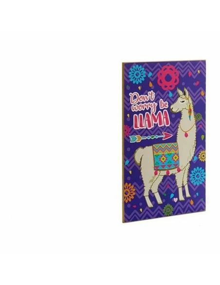 Painting Wood Llama (1 x 40 x 24 cm)