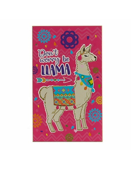 Painting Wood Llama (1 x 40 x 24 cm)
