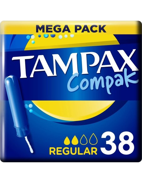 Regular Tampons Tampax Compak 38 unidades