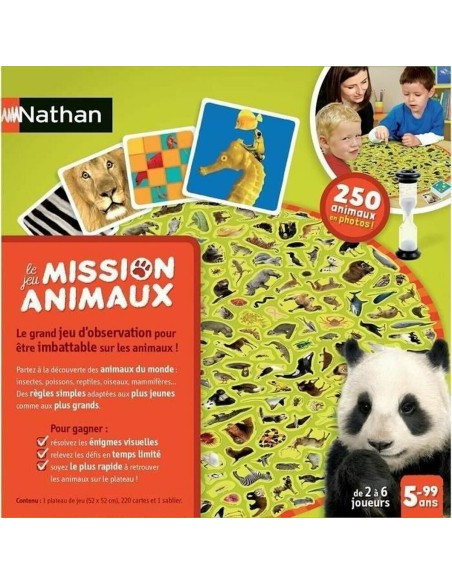 Board game Nathan Mission animaux (FR)