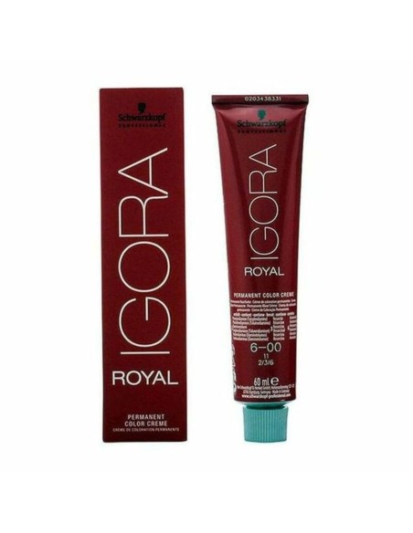 Permanent Dye Igora Royal Schwarzkopf Igora Royal 6-00 Nº 6-00 Nº 9.0-rubio muy claro Nº 8.0-rubio claro 60 ml