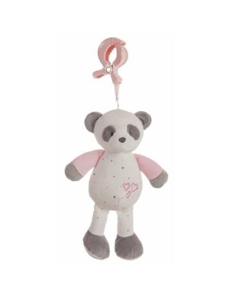 Rattle Activity Panda bear Pink 25cm