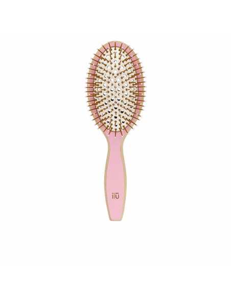 Detangling Hairbrush Ilū Bamboom Pink Oval