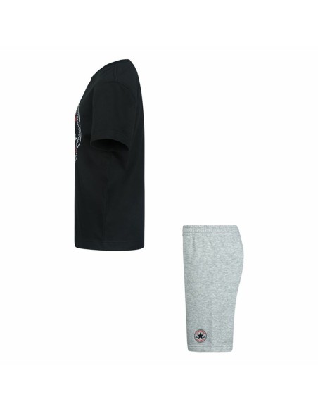 Children's Sports Outfit Converse Core Tee Black/Grey