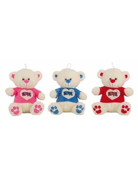 Teddy Bear Love Glitter T-shirt Beige 32 cm