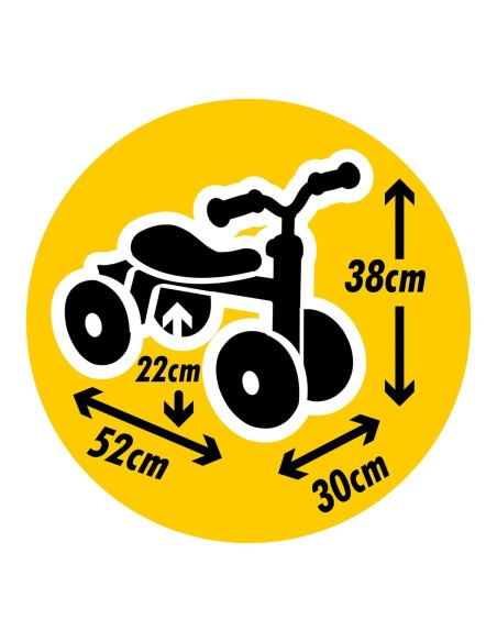 Tricycle Smoby Mickey Bearer Rookie