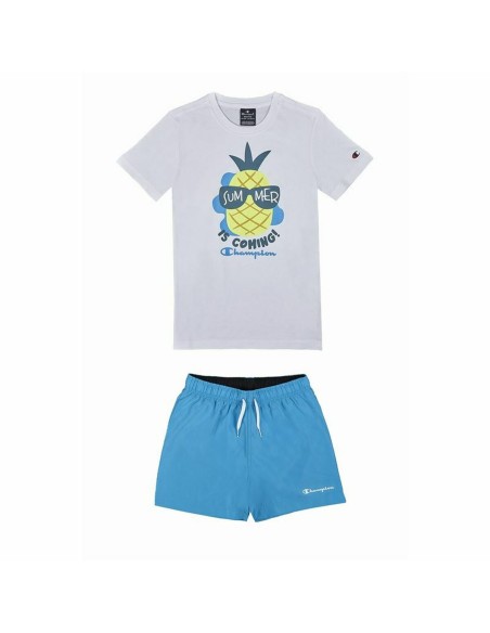 Children's Sports Outfit Champion White 2 Pieces