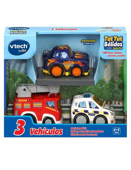 Vehicle Playset Vtech 8 x 9 x 5,5 cm 3 Pieces