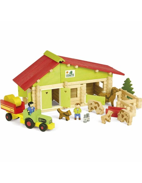 Farm with Animals Jeujura Wooden Farm Playset