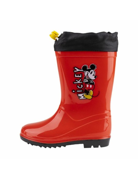 Children's Water Boots Mickey Mouse Red