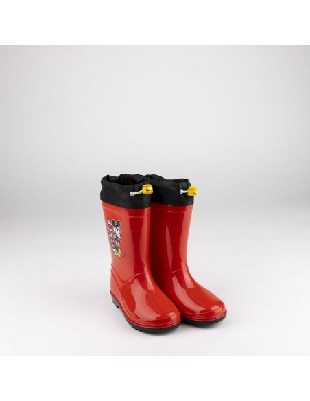 Children's Water Boots Mickey Mouse Red
