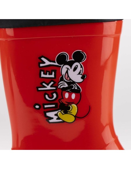 Children's Water Boots Mickey Mouse Red