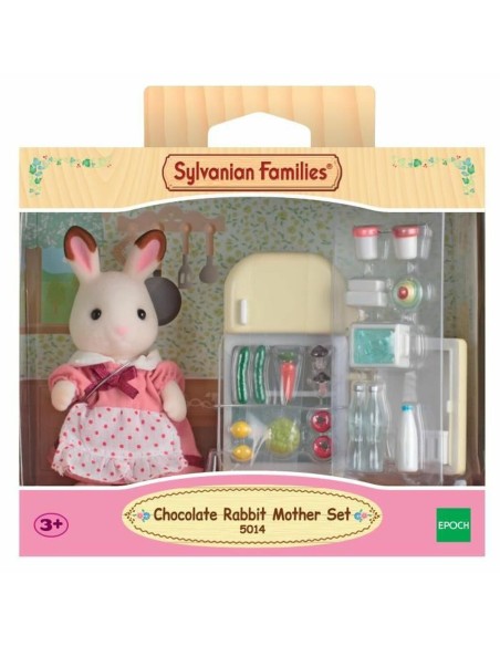 Action Figure Sylvanian Families Mom Rabbit Chocolate / Refrigerator