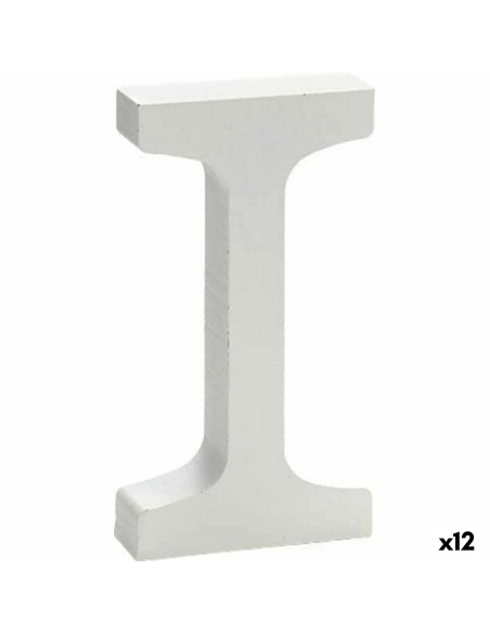 Wall Decoration Pincello 1711009 1,8 x 21 x 17 cm Letter I (12 Units)