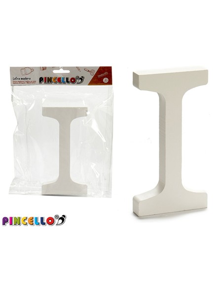 Wall Decoration Pincello 1711009 1,8 x 21 x 17 cm Letter I (12 Units)