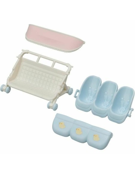 Playset Sylvanian Families The Triple Stroller 