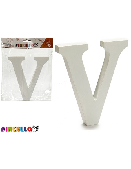 Letter Pincello 1711022 1,8 x 21 x 17 cm Letter V (12 Units)