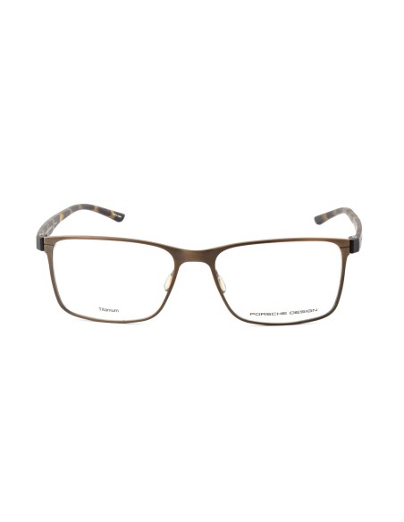 Men' Spectacle frame Porsche Design P8346-E-57 Golden ø 57 mm