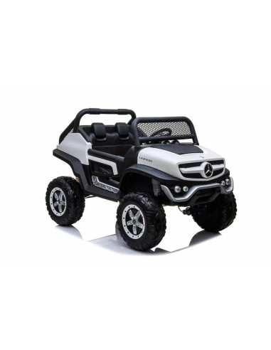 Children's Electric Car Mercedes Benz Unimog White 12 V