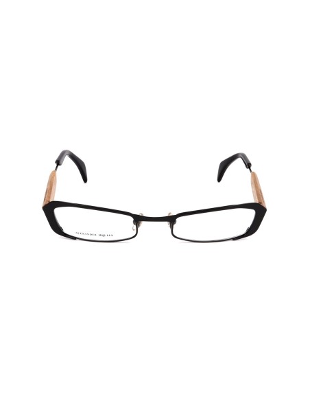 Unisex' Spectacle frame Alexander McQueen AMQ-4114-65Z Black Ø 50 mm