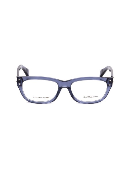 Unisex' Spectacle frame Alexander McQueen AMQ-4223-BMP Blue Ø 52 mm