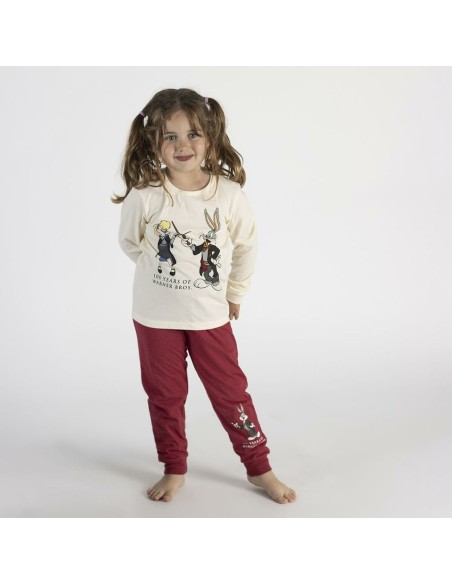 Children's Pyjama Warner Bros Red Beige