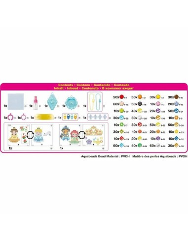 Craft Game Aquabeads My Disney princesses accessories
